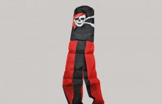 Pirat mit Kopftuch Windsack | Durchmesser 14.5 cm x 150 / 160 cm Länge