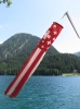 Windsack Schweiz mit vielen Kreuzen | ca. Ø 18 cm x 150 / 165 cm