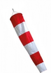 Windsack rot/weiss gestr. Top-Flag | Ø 30 cm x 150  / 170 cm Länge