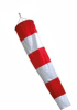 Windsack rot / weiss gestreift aus Top-Flag | Durchmesser 30 cm x 180  / 200 cm Länge