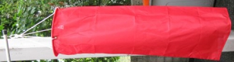 Windsack rot aus Multi-Flag | Durchmesser 30 cm x 120  / 150 cm Länge
