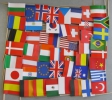 50 Mini-Fahnen von diversen Ländern | 30 x 40 mm